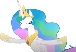 Size: 3705x2520 | Tagged: safe, derpibooru import, edit, edited screencap, editor:mrtoonlover83, screencap, princess celestia, alicorn, g4, background removed, concave belly, female, not a vector, slender, solo, thin