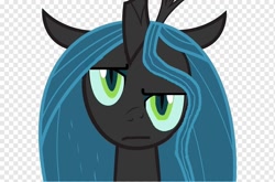 Size: 920x609 | Tagged: safe, artist:fearlescriss, derpibooru import, edit, queen chrysalis, changeling, changeling queen, g4, alpha channel, checkered background, female, looking at you, meme, ponified, ponified meme, solo