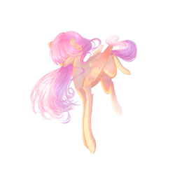 Size: 1024x1024 | Tagged: safe, artist:hoszzek, derpibooru import, fluttershy, pegasus, pony, g4, female, mare, simple background, solo, white background