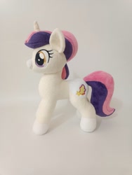 Size: 1622x2160 | Tagged: safe, artist:trueheartcraft, derpibooru import, oc, oc only, oc:sweetieck dreams, pony, unicorn, g4, beautiful, cute, desk, female, filly, foal, horn, mare, not sweetie belle, ocbetes, plushie, solo, unicorn horn