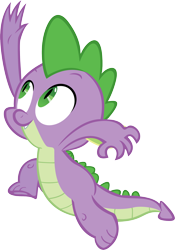 Size: 2500x3580 | Tagged: safe, artist:ryanthebrony, derpibooru import, spike, dragon, g4, cute, male, simple background, solo, spikabetes, transparent background, vector, wingless spike