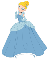 Size: 1920x2334 | Tagged: safe, artist:yaya54320, derpibooru import, human, equestria girls, g4, barely eqg related, base used, breasts, choker, cinderella, clothes, disney, disney princess, dress, equestria girls-ified, evening gloves, female, gloves, gown, hair bun, hairband, lipstick, long gloves, poofy shoulders, simple background, solo, transparent background