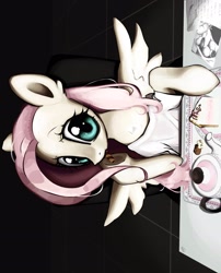 Size: 2048x2536 | Tagged: safe, artist:brainr0tter, derpibooru import, fluttershy, pegasus, pony, solo