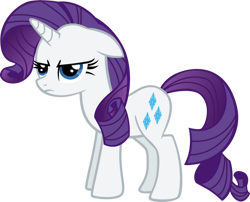 Size: 900x726 | Tagged: safe, artist:cloudshadezer0, derpibooru import, rarity, pony, unicorn, g4, season 2, sisterhooves social, female, horn, mare, rarity is best facemaker, rarity is not amused, simple background, solo, transparent background, unamused, vector