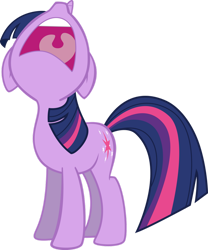 Size: 900x1081 | Tagged: safe, artist:cloudshadezer0, derpibooru import, twilight sparkle, unicorn twilight, pony, unicorn, a bird in the hoof, g4, ears, female, floppy ears, mare, simple background, solo, transparent background, twilight sparkle is best facemaker, vector