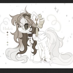 Size: 1440x1440 | Tagged: safe, artist:misty.mooon, derpibooru import, oc, oc only, pegasus, pony, base used, bow, choker, ear fluff, ear piercing, earring, ears, female, hair bow, jewelry, mare, necklace, piercing, solo