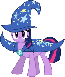 Size: 820x963 | Tagged: safe, artist:estar99, derpibooru import, twilight sparkle, unicorn twilight, pony, unicorn, g4, female, horn, mare, role reversal, simple background, solo, the great and powerful twilight, transparent background