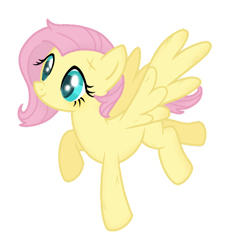 Size: 750x735 | Tagged: safe, artist:xiaotanhuan, derpibooru import, fluttershy, pegasus, pony, g4, female, mare, short hair fluttershy, simple background, solo, transparent background