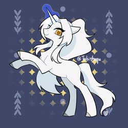 Size: 2048x2048 | Tagged: safe, artist:tabithaqu, derpibooru import, oc, oc only, pony, unicorn, horn, solo, unicorn oc