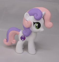 Size: 2049x2128 | Tagged: safe, artist:sanadaookmai, derpibooru import, sweetie belle, pony, craft, irl, photo, solo, toy