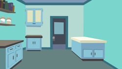 Size: 8000x4500 | Tagged: safe, artist:gmaplay, derpibooru import, better together, equestria girls, forgotten friendship, g4, background, cabinet, chair, drawer, equestria girls specials, mirror, no pony, nurse's office, shelf, sink