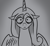 Size: 757x694 | Tagged: safe, artist:jargon scott, derpibooru import, princess cadance, alicorn, pony, g4, bags under eyes, bust, ears, female, floppy ears, frown, grayscale, looking at you, mare, monochrome, pinpoint eyes, solo, thousand yard stare