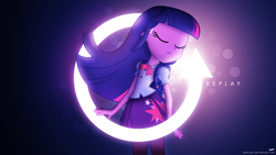 Size: 1000x563 | Tagged: source needed, safe, derpibooru import, twilight sparkle, human, equestria girls, g4, my little pony equestria girls, solo, starset, wallpaper