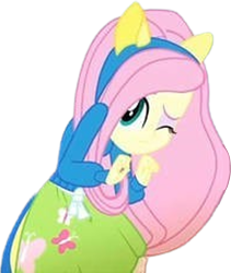 Size: 2130x2520 | Tagged: safe, derpibooru import, edit, edited screencap, editor:mrtoonlover83, screencap, fluttershy, human, equestria girls, g4, background removed, needs more jpeg, not a vector, simple background, solo, transparent background