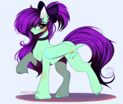 Size: 3461x2937 | Tagged: safe, artist:krissstudios, derpibooru import, oc, oc only, bat pony, pony, concave belly, female, mare, solo