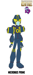 Size: 900x2000 | Tagged: safe, artist:robertsonskywa1, derpibooru import, equestria girls, g4, armor, clubfighter, equestria girls-ified, male, micronus prime, photo, simple background, solo, text, thirteen primes, transformers, transformers one, transparent background