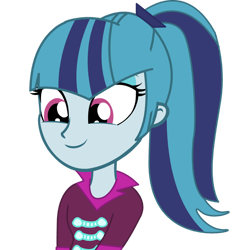 Size: 1024x1036 | Tagged: safe, artist:mirai-digi, derpibooru import, sonata dusk, equestria girls, g4, cute, female, happy, simple background, solo, sonatabetes, transparent background