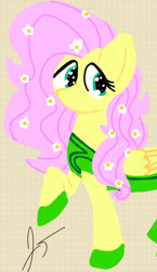 Size: 400x692 | Tagged: safe, artist:juliannedraws, derpibooru import, fluttershy, pegasus, pony, solo