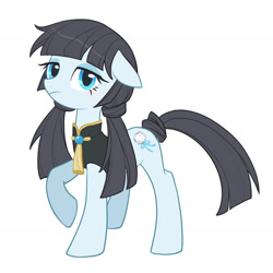 Size: 1680x1680 | Tagged: oc name needed, safe, artist:yuxiangmuer, derpibooru import, oc, oc only, earth pony, pony, clothes, earth pony oc, looking at you, raised hoof, raised leg, simple background, solo, white background