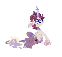 Size: 2300x2136 | Tagged: safe, artist:bishopony, derpibooru import, oc, oc only, oc:doodlebug, classical unicorn, pony, unicorn, blush scribble, blushing, cloven hooves, coat markings, colored pupils, freckles, glasses, glowing, glowing horn, halftone effect, high res, horn, leonine tail, looking up, ponysona, simple background, sitting, solo, starry eyes, transparent background, unshorn fetlocks, wingding eyes