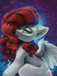 Size: 1470x1960 | Tagged: safe, artist:amishy, derpibooru import, oc, oc only, pegasus, pony, commission, female, looking at you, mare, ych result