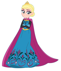 Size: 3424x3960 | Tagged: safe, artist:yaya54320, derpibooru import, human, equestria girls, g4, crossover, disney, elsa, equestria girls-ified, female, frozen (movie), simple background, solo, transparent background