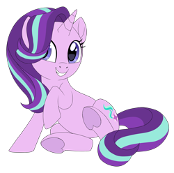 Size: 2458x2439 | Tagged: safe, artist:centchi, derpibooru import, starlight glimmer, pony, unicorn, g4, cute, female, glimmerbetes, horn, mare, simple background, smiling, solo, transparent background