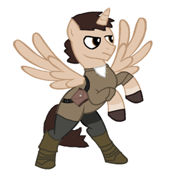 Size: 1024x1024 | Tagged: safe, derpibooru import, oc, oc only, oc:aurelius nova (gold star), alicorn, pony, fanfic:the new world, alicorn oc, alicornified, horn, male, race swap, simple background, solo, stallion, white background, wings