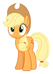 Size: 1591x2211 | Tagged: safe, derpibooru import, applejack, earth pony, pony, g4, female, mare, simple background, solo, transparent background