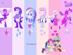 Size: 1280x960 | Tagged: safe, artist:rarciafans, derpibooru import, applejack, fluttershy, pinkie pie, rainbow dash, rarity, spike, twilight sparkle, dog, human, equestria girls, g4, big crown thingy, element of magic, fall formal outfits, humane five, humane six, jewelry, regalia, spike the dog, wallpaper