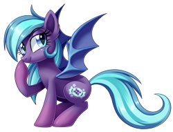 Size: 2500x1905 | Tagged: safe, artist:centchi, derpibooru import, oc, oc only, oc:snarky sweets, bat pony, pony, bat pony oc, female, mare, simple background, solo, transparent background