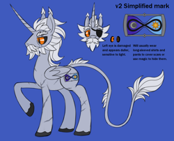 Size: 1322x1068 | Tagged: safe, artist:acura, derpibooru import, oc, oc only, oc:acura, alicorn, alicorn oc, beard, facial hair, horn, leonine tail, male, reference sheet, sketch, solo, stallion, tail, unshorn fetlocks, wings