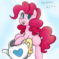 Size: 1440x1440 | Tagged: safe, artist:audreen, derpibooru import, pinkie pie