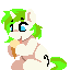 Size: 64x64 | Tagged: safe, artist:rhythmpixel, derpibooru import, oc, oc only, oc:vinyl mix, unicorn, animated, digital art, food, gif, horn, ice cream, licking, pixel art, simple background, solo, tongue, tongue out, transparent background