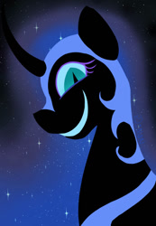 Size: 828x1195 | Tagged: safe, artist:p2iimon, derpibooru import, nightmare moon, alicorn, pony, g4, solo