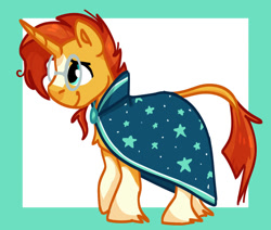 Size: 970x824 | Tagged: safe, artist:p2iimon, derpibooru import, sunburst, pony, unicorn, g4, horn, solo