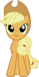 Size: 879x1727 | Tagged: safe, artist:starboltpony, derpibooru import, applejack, earth pony, pony, g4, applejack's hat, artifact, clothes, cowboy hat, female, hat, mare, simple background, solo, transparent background, vector