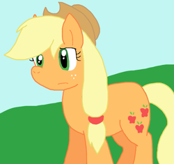 Size: 987x926 | Tagged: safe, artist:cmara, derpibooru import, applejack, earth pony, pony, g4, female, solo