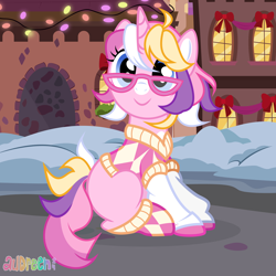 Size: 9000x9000 | Tagged: safe, artist:audreen, derpibooru import, oc, oc only, oc:cozy glam, pony, unicorn, horn, solo