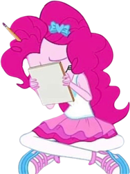 Size: 1899x2520 | Tagged: safe, derpibooru import, edit, edited screencap, editor:mrtoonlover83, screencap, pinkie pie, human, equestria girls, g4, background removed, female, not a vector, simple background, solo, transparent background