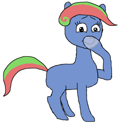 Size: 776x774 | Tagged: safe, artist:alltheclovers, derpibooru import, crystal pony, pony, simple background, smiling, solo, transparent flesh, white background