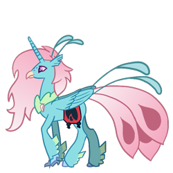 Size: 706x706 | Tagged: safe, artist:3173_delta, derpibooru import, oc, oc only, oc:sunrise sky, alicorn, classical hippogriff, hippogriff, hybrid, pony, g4, alicorn oc, beak, claws, digital art, freckles, gradient hair, gradient mane, gradient tail, hippogriff oc, horn, hybrid oc, interspecies offspring, magical lesbian spawn, male, offspring, parent:princess celestia, parent:queen novo, parents:novolestia, pink hair, pink mane, pink tail, pixel art, purple eyes, raised hoof, raised leg, simple background, solo, stallion, tail, trace, transparent background, wings