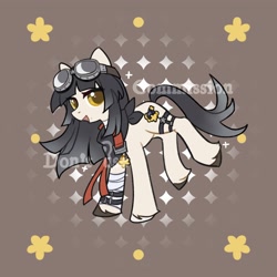 Size: 2048x2048 | Tagged: safe, artist:tabithaqu, derpibooru import, oc, earth pony, pony, female, goggles, mare, solo