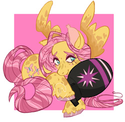 Size: 1030x1000 | Tagged: safe, artist:corvidcoreart, derpibooru import, fluttershy, pegasus, pony, g4, nuclear weapon, passepartout, weapon