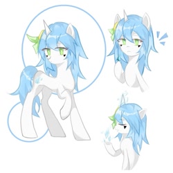 Size: 981x980 | Tagged: safe, artist:guyu013720, derpibooru import, pony, unicorn, aotu world, crossover, horn, lemon (aotu world), ponified, species swap