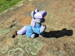 Size: 2023x1517 | Tagged: safe, alternate version, artist:malte279, derpibooru import, part of a set, boulder (pet), maud pie, earth pony, pony, g4, concrete, craft, female, mare, outdoors, sculpture, solo, ytong