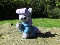 Size: 1280x961 | Tagged: safe, alternate version, artist:malte279, derpibooru import, part of a set, boulder (pet), maud pie, earth pony, pony, g4, concrete, craft, female, mare, outdoors, sculpture, solo, ytong