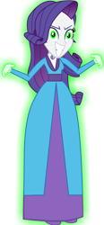 Size: 1634x3509 | Tagged: safe, artist:cartoonmasterv3, derpibooru import, rarity, human, equestria girls, g4, inspiration manifestation, clothes, dark magic, dress, edwardian, equestria girls-ified, evil, evil smile, gown, inspirarity, inspiration, long dress, long skirt, magic, possessed, simple background, skirt, smiling, solo, transparent background, vector