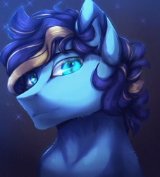 Size: 892x982 | Tagged: safe, artist:reminati_27, derpibooru import, oc, oc only, pony, bust, male, portrait, solo, stallion