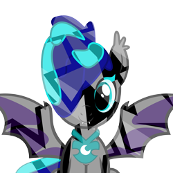 Size: 5000x5000 | Tagged: safe, derpibooru import, edit, editor:awesomegamergame, oc, oc only, oc:midnight storm, bat pony, pony, g4, absurd resolution, bat ears, bat pony oc, bat wings, broken glass, cute, eyelashes, fangs, glass, halloween, happy, holiday, jewelry, looking at you, male, male oc, mirror, necklace, nightmare night, simple background, sitting, spread wings, tail, transparent background, vector, vector trace, wings